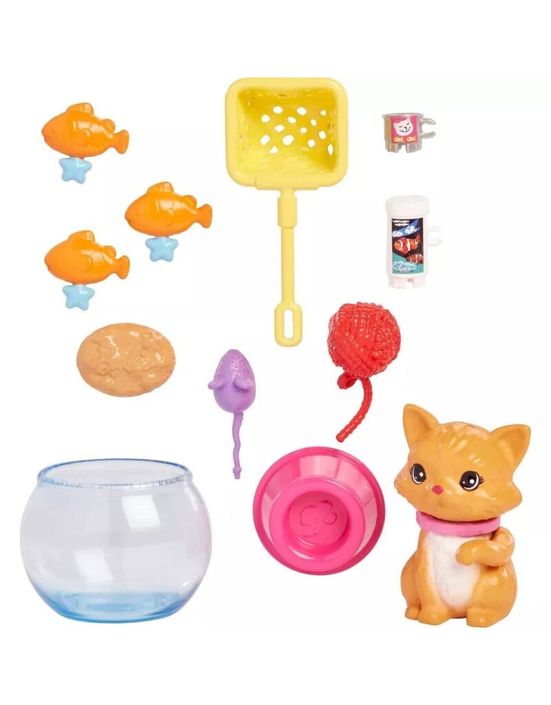 BARBIE MTL HKD81/HKD83 BARBIE PET AND ACCESSORIES SET KITTEN WITH MOTION