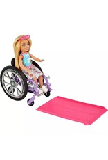 BARBIE MTL HGP28/HGP29 BARBIE CHELSEA WHEELCHAIR DOLL - SWEETS DRESS