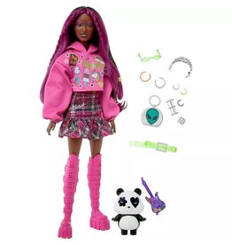 BARBIE MTL GRN27/HKP93 BARBIE EXTRA DOLL WITH PET PANDA