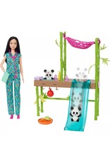 BARBIE MTL HKT77 BARBIE PANDA CARE AND RESCUE PLAYSET WITH COLOR-CHANGE