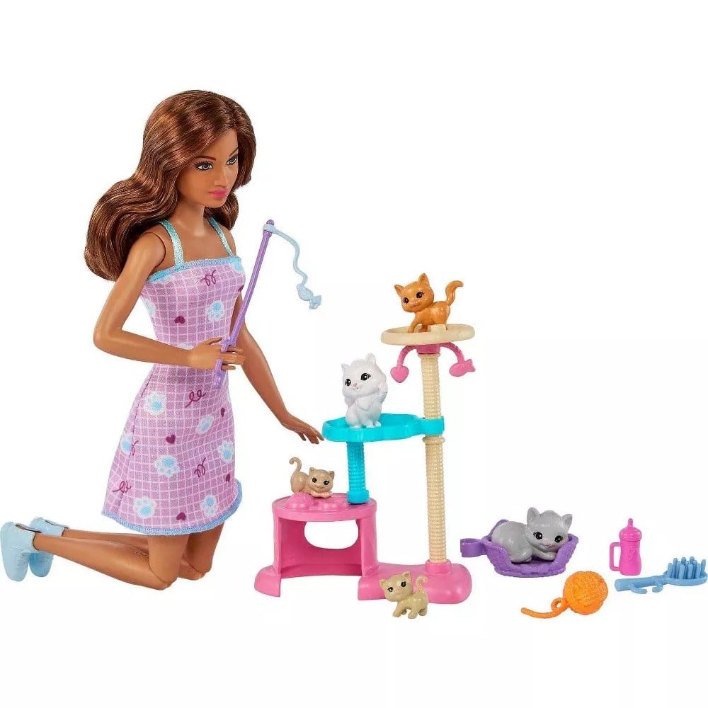 Barbie Kitty Condo Doll and Pets