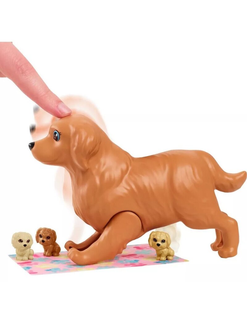 BARBIE MTL HCK74/HCK75 BARBIE DOLL NEWBORN PUPS PLAYSET