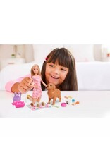 BARBIE MTL HCK74/HCK75 BARBIE DOLL NEWBORN PUPS PLAYSET