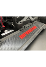 STUPID RC STP1172CF ARRMA IN FRACTON SIDE SKIRTS CARBON FIBER RED