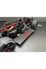 STUPID RC STP1172CF ARRMA IN FRACTON SIDE SKIRTS CARBON FIBER RED