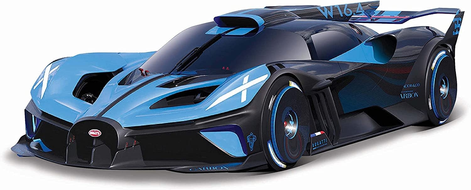 MAISTO 31471 S.E. 1/18 SCALE DIECAST BUGATTI BOLIDE BLUE My Tobbies