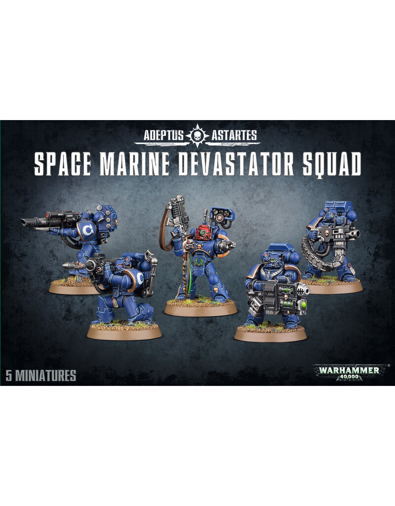 WARHAMMER GW48-15 SPACE MARINE DEVASTATOR SQUAD