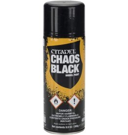 WARHAMMER GW62-02 CHAOS BLACK SPRAY MODEL PAINT