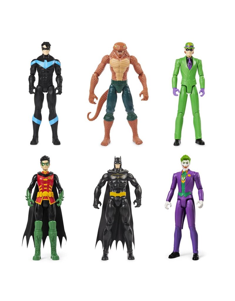 DC COMICS SPNM6064966/20138437 12" BATMAN, ROBIN & NIGHTWING VS THE JOKER, THE RIDDLER & COPPERHEAD