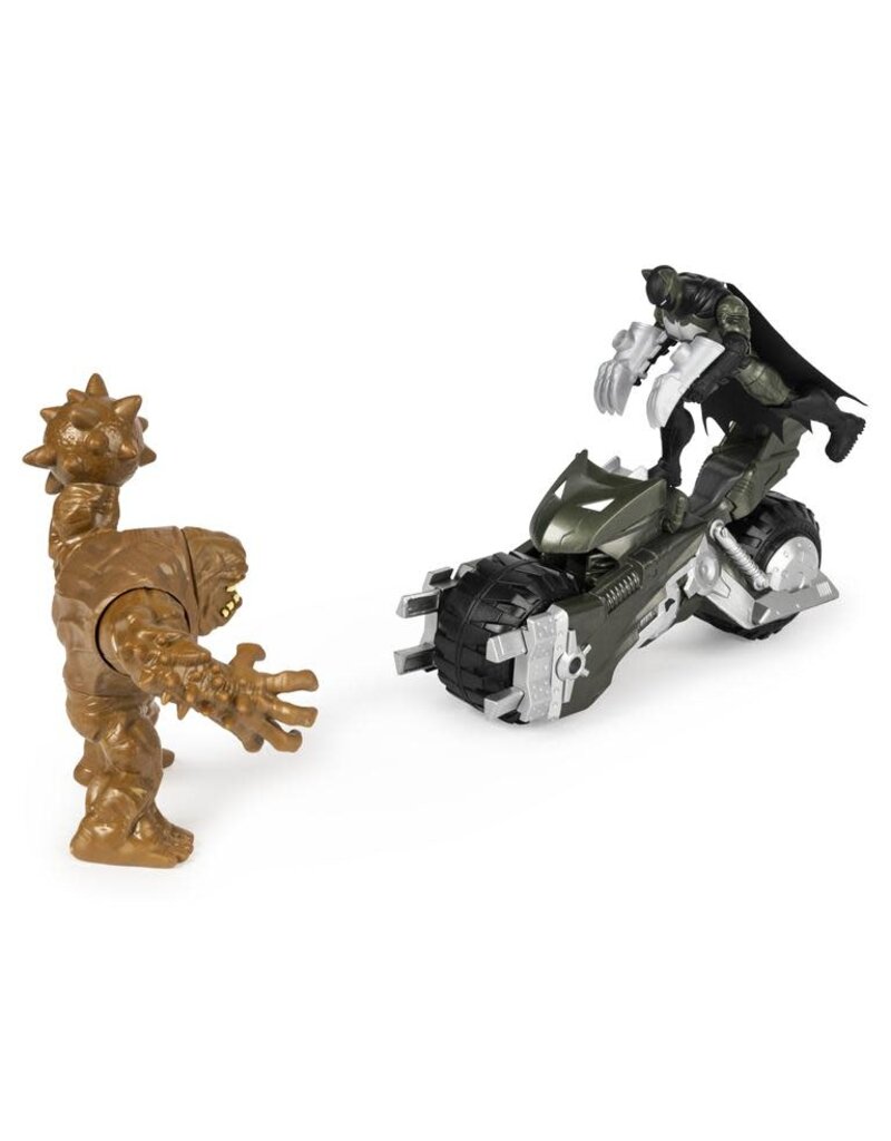DC COMICS SPNM6055294 BATMAN BATYCLE: MOTO TANK BANE VS BATMAN