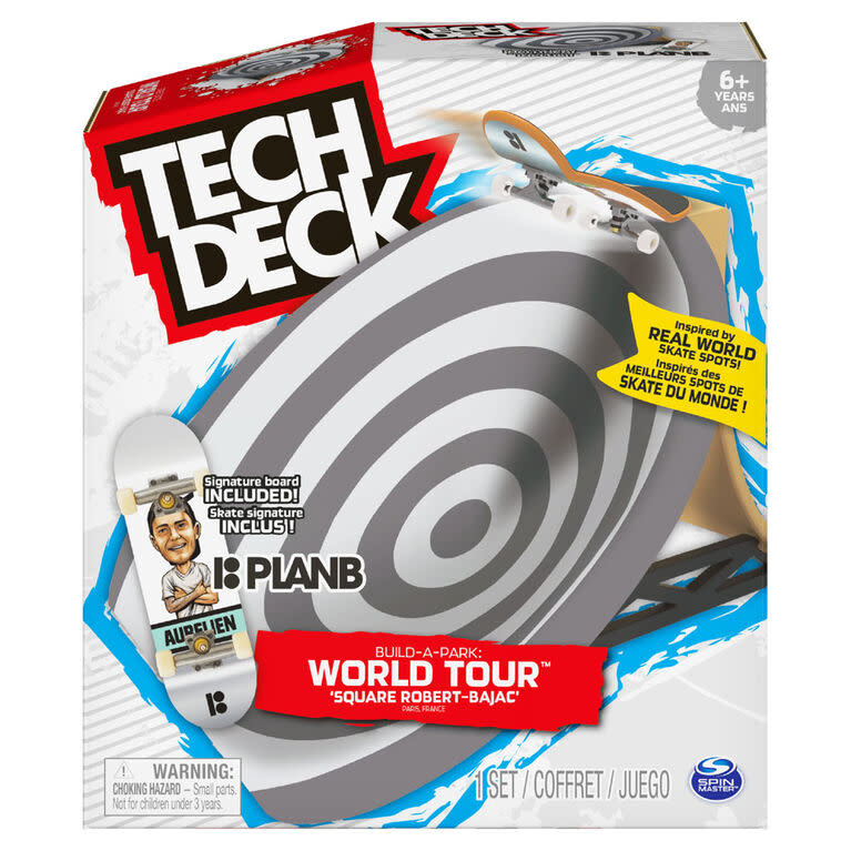 SPNM6055719/20127125 TECH DECK BUILD-A-PARK WORLD TOUR: SQUARE ROBERT-BAJAC