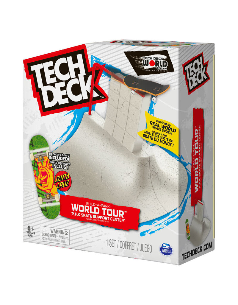 TECH DECK SPNM6055719/20127127 TECH DECK BUILD-A-PARK WORLD TOUR: P.F.K SKATE SUPPORT CENTER