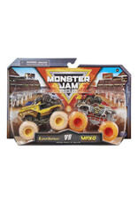 MONSTER JAM SPNM6064128/20136979 MONSTER JAM 1/64 SCALE EARTHSHAKER VS MAX-D