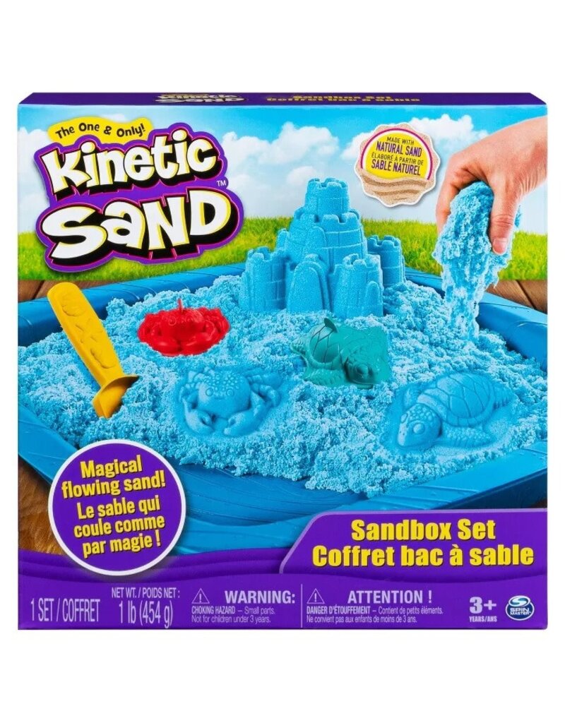 KINETIC SAND SPNM6060895 KINETIC SAND BLUE SANDBOX SET