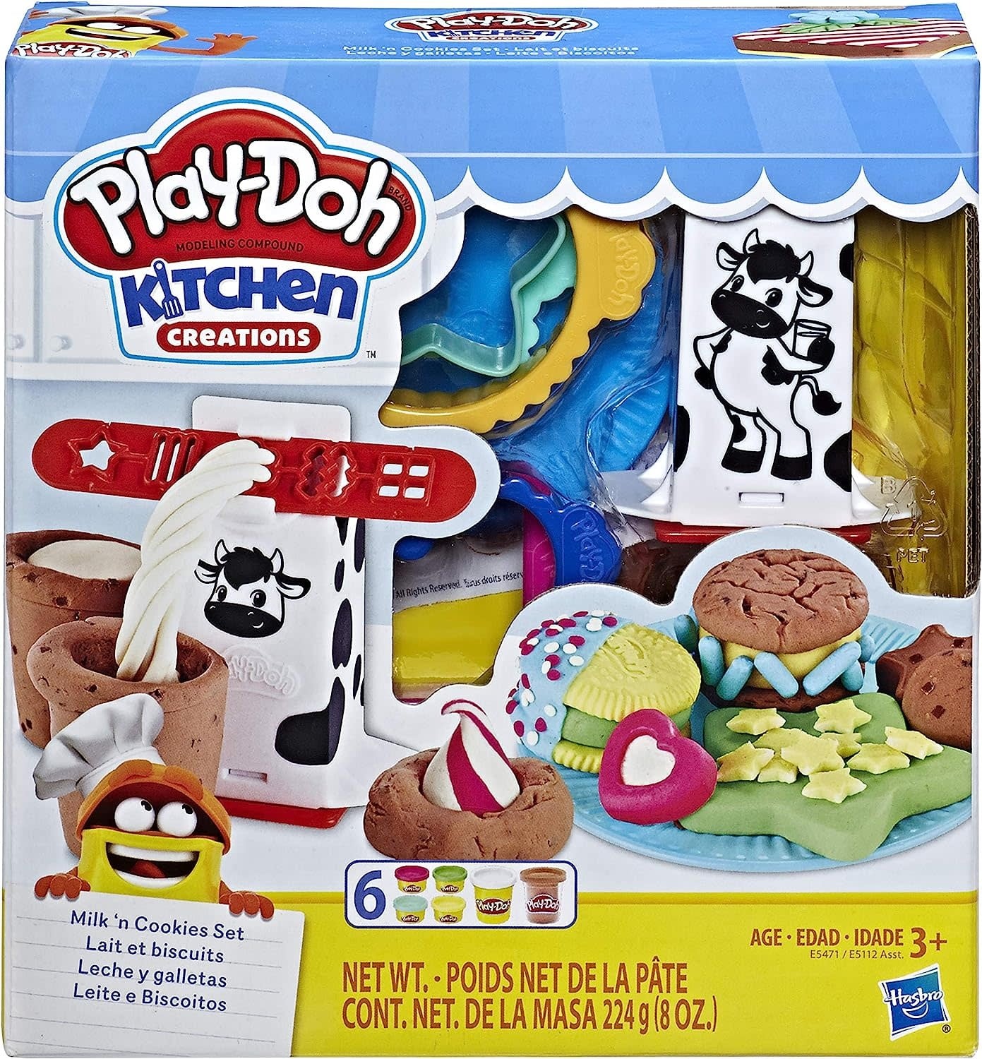 HAS E5471 PLAY-DOH KITCHEN CREATION: MILK 'N COOKIES SET