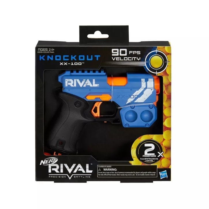 nerf Rival カオス 青 Amazon.co.jp: ナーフ Nerf Rival Khaos MXVI-4000 Blaster Blue