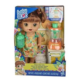 HASBRO HAS E6944 BABY ALIVE MAGICAL MIXER BABY: BRUNETTE