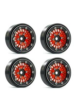 TREAL TRLX003932QM1 SCX24 WHEELS 1.0 BEADLOCK TYPE C 27.3G: RED (4)