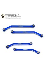 TREAL TRLB07GN5Y4X8 7075 REAR AXLE MOUNT SET 3 DEGREE FOR LMT BLUE