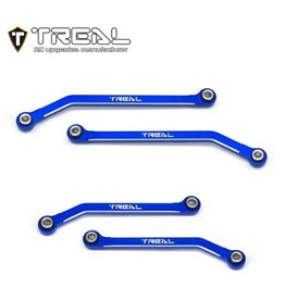 TREAL TRLB07GN5Y4X8 7075 REAR AXLE MOUNT SET 3 DEGREE FOR LMT BLUE