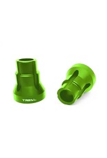 TREAL TRLB07GP9FBQ8 7075 REAR AXLE MOUNT SET 3 DEGREE FOR LMT: GREEN (2)