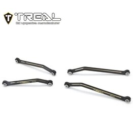 TREAL TRLX003SDIAVD BRASS HIGH CLEARENCE LINK SET LOWER LINK FOR TRX-4M BLACK