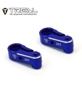 TREAL TRLX003QX7KMP 7075 SERVO HORN 25T FOR TRX-4M BLUE