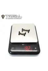 TREAL TRLX003QV8HU1 BRASS FRONT AND REAR BUMPER MOUNTS FOR TRX-4M BLACK