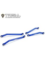 TREAL TRLX003Q5LLLT 7075 HIGH CLEARENCE LINK SET LOWER LINKS FOR TRX-4M BLUE
