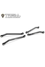 TREAL TRLX003Q5LLN7 7075 HIGH CLEARENCE LINK SET LOWER LINKS FOR TRX-4M BLACK