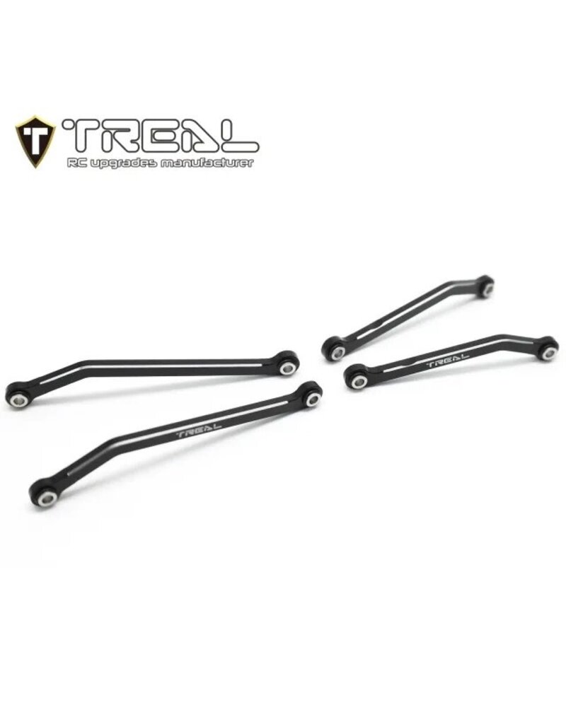 TREAL TRLX003Q5LLN7 7075 HIGH CLEARENCE LINK SET LOWER LINKS FOR TRX-4M BLACK