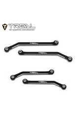 TREAL TRLX003Q5LLN7 7075 HIGH CLEARENCE LINK SET LOWER LINKS FOR TRX-4M BLACK