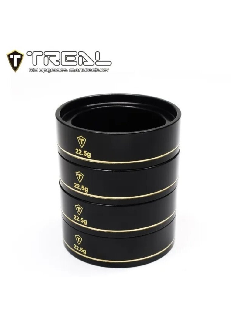 TREAL TRLX003TBNMIP BRASS WHEEL RING WEIGHT FOR INTERNAL BEADLOCK CLAMP RING FIT TRX-4M