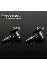 TREAL TRLX003Q56KYR TRX-4M HARDENED STEEL DIFF RING AND PINION GEAR SET 12T/ 24T