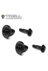 TREAL TRLX003Q56KYR TRX-4M HARDENED STEEL DIFF RING AND PINION GEAR SET 12T/ 24T
