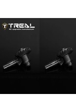 TREAL TRLX003QXH46H HARDENED STEEL AXLE RING AND PINION GEAR SET FOR TRX-4M OVERDRIVE 13T/22T