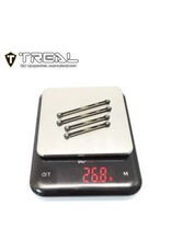 TREAL TRLX003SDF935 BRASS LOWER LINK SET FOR TRX-4M BLACK