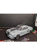 DELTA PLASTIK USA DP8517/2DM HELLFIRE BODY 1/7 SCALE BODY: CLEAR