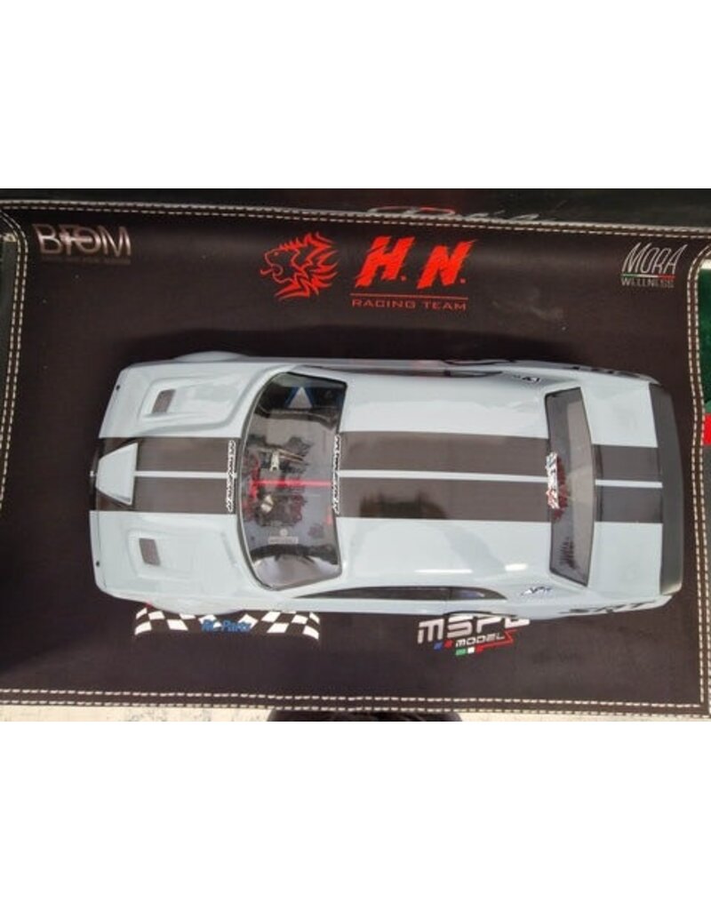 DELTA PLASTIK USA DP8517/2DM HELLFIRE BODY 1/7 SCALE BODY: CLEAR