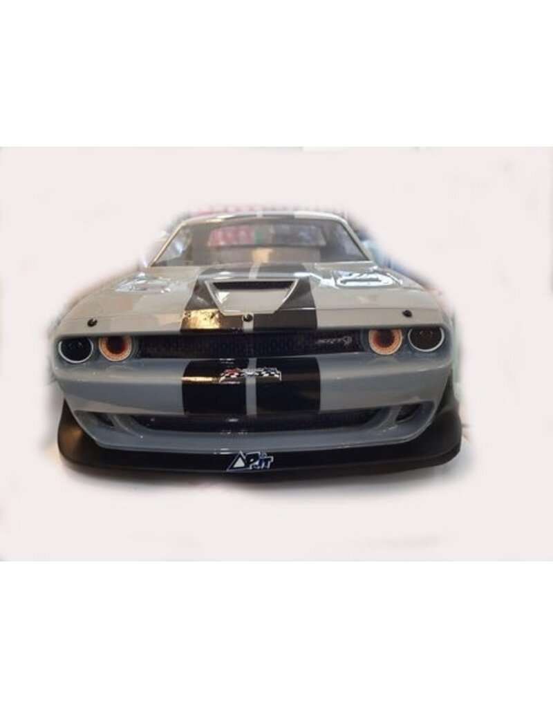 DELTA PLASTIK USA DP8517/2DM HELLFIRE BODY 1/7 SCALE BODY: CLEAR