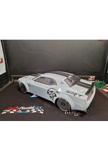 DELTA PLASTIK USA DP8517/2DM HELLFIRE BODY 1/7 SCALE BODY: CLEAR