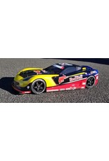 DELTA PLASTIK USA DP8503/2 CORVETTE CR7 BODY ONLY (NO WING DECAL OR MASKS): CLEAR