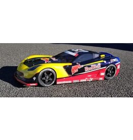 DELTA PLASTIK USA DP8503/2 CORVETTE CR7 1/7 SCALE BODY: CLEAR (NO WING DECAL OR MASKS)