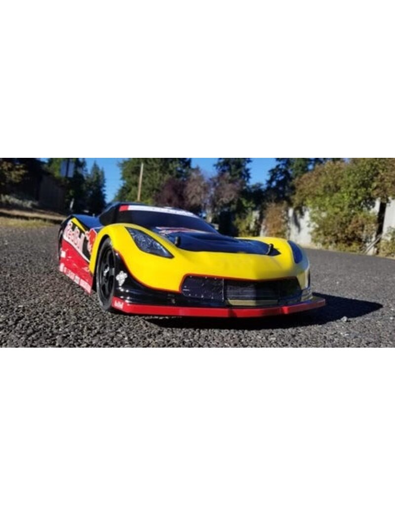 DELTA PLASTIK USA DP8503/2 CORVETTE CR7 BODY ONLY (NO WING DECAL OR MASKS): CLEAR