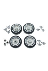 REDCAT RACING RER17088 DAYTON WIRE WHEEL SET CHROME 4PCS