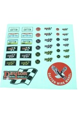 REDCAT RACING RER17088 DAYTON WIRE WHEEL SET CHROME 4PCS