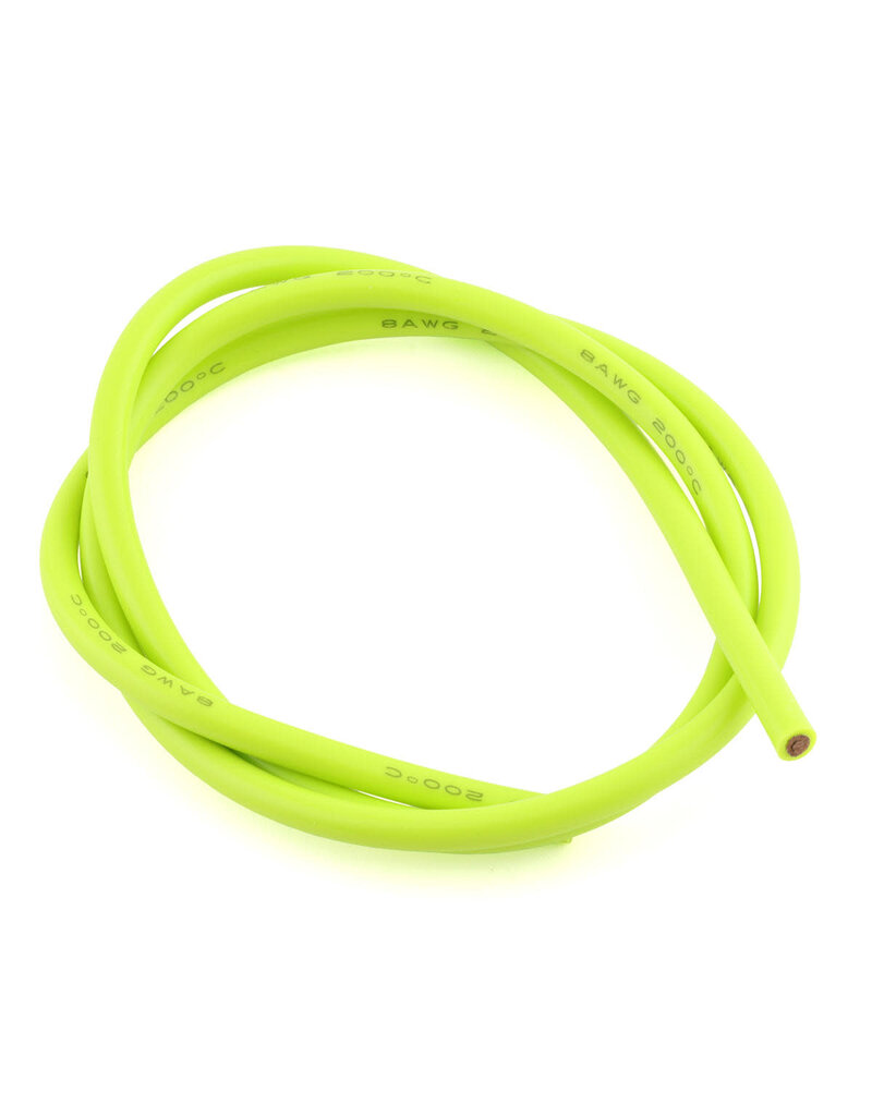 DRAG RACE CONCEPTS DRC-930.11 SILICONE WIRE (NEON YELLOW) (1 METER) (8AWG)
