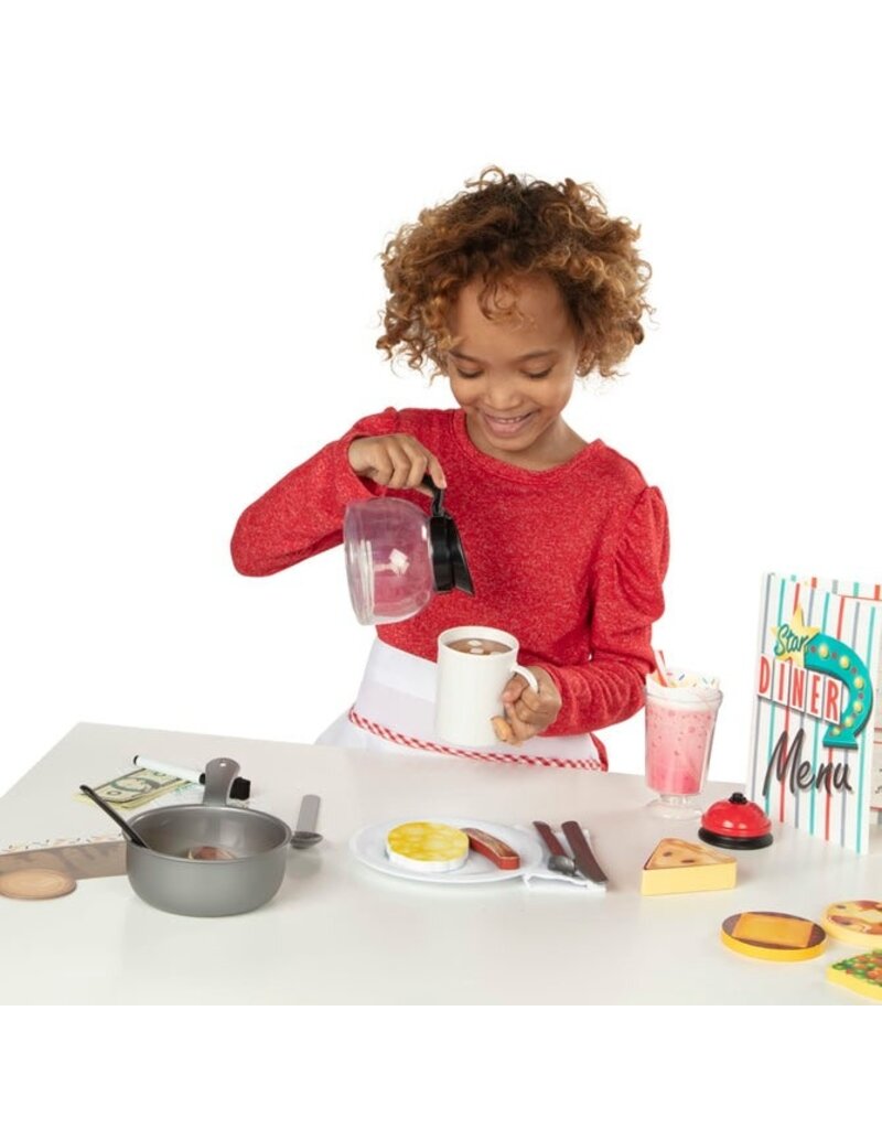 MELISSA & DOUG MD5188 STAR DINER RESTAURANT PLAY SET