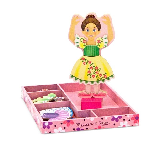 MD3554 MAGNETIC DRESS-UP NINA BALLERINA - My Tobbies - Toys & Hobbies
