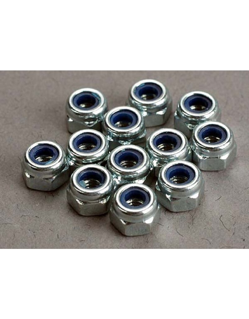 TRAXXAS TRA2745 NUTS NYLON LOCKING 3MM (12) STEEL